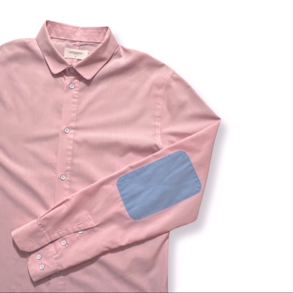 Eleven Paris Other - HP 🌹🔥🥀 Eleven Paris Pink Oxford with Blue Elbow Patches